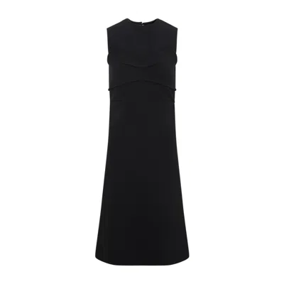 SPORTMAX MIRTO BLACK POLYESTER DRESS