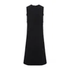 Sportmax Mirto Open-back Cady Dress In Black