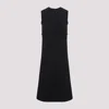 Sportmax Mirto Open-back Cady Dress In Nero