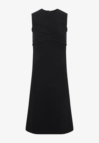 SPORTMAX MIRTO OPEN-BACK CADY DRESS