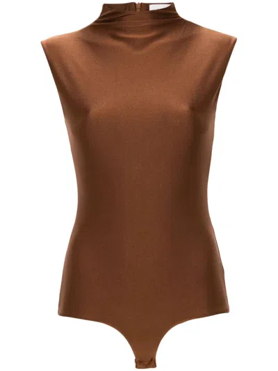 SPORTMAX MOCK-NECK BODYSUIT