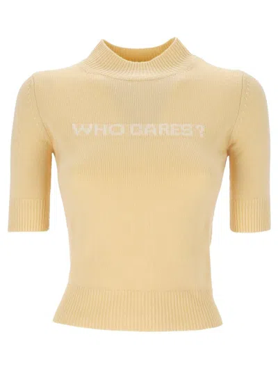 SPORTMAX MOCK NECK SHORT-SLEEVED JUMPER