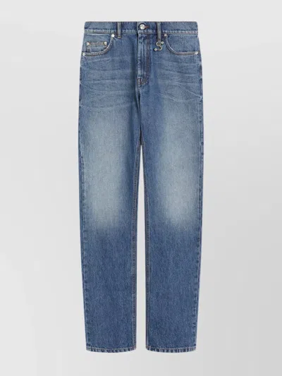 Sportmax Modern Low-rise Denim Trousers In Blue