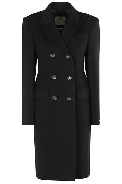 Sportmax Morgana Virgin Wool Coat In Black