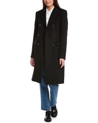 Sportmax Morgana Wool Coat In Black