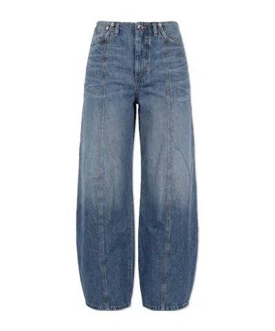 Sportmax Multi-pocket Jeans In Blue