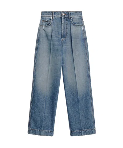 Sportmax Multi-pocket Jeans In Blue