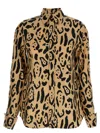 Sportmax Armony Animal Patterned Long-sleeved Shirt In Multi
