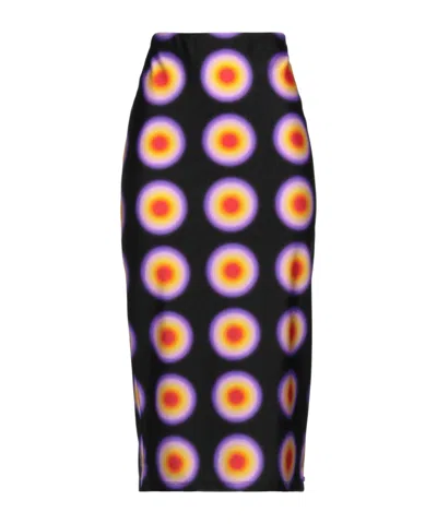 Sportmax Multi-color Stretch Skirt