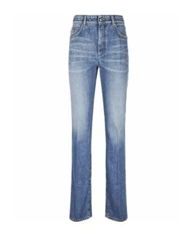 Sportmax Multi-pocket Jeans In Blue
