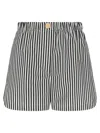 Sportmax Muscari Shorts In White/black
