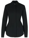 Sportmax Cardigan With Collared Design And Long Sleeves In Black
