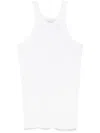 Sportmax Nastie Silk Cotton Tank Top Clothing In White