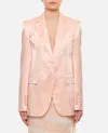 Sportmax Volante Single-breasted Jacket In Natural