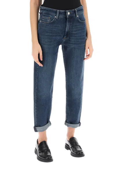 Sportmax Navata Boyfriend Jeans In Blue