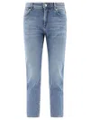 Sportmax Cropped Washed Denim Jeans