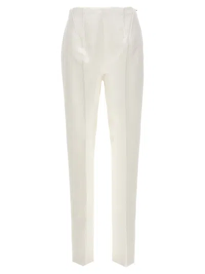 SPORTMAX NETTO PANTS WHITE