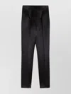 SPORTMAX NETTO STRAIGHT LEG TROUSERS WITH ZIP DETAIL