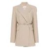 Sportmax Neutral Jackets In Brown