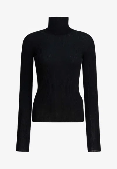 SPORTMAX NIAGARA HIGH-NECK KNITTED SWEATER