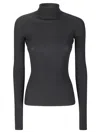 Sportmax Niagara Wool Turtleneck Sweater In Black