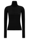 Sportmax Niagara High-neck Knitted Sweater In Black
