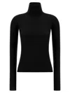 Sportmax Niagara High-neck Knitted Sweater In Black