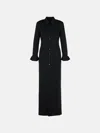 Sportmax 'nias' Black Viscose Strech Dress In Black