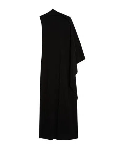 SPORTMAX SPORTMAX RUFFLED ASYMETRIC DRESS