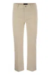 Sportmax Nilly - Five-pocket Mini Flare Trousers In Avory