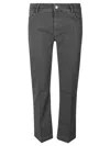 Sportmax Nilly Button Detailed Straight Leg Jeans In Grey