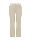 Sportmax Nilly Cotton Denim Jeans Women In Gold