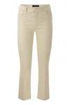 Sportmax Nilly Cotton Denim Jeans Women In Gold