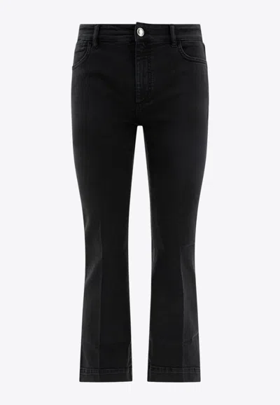 Sportmax Nilly Mini Flare Jeans In Black