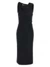 SPORTMAX NUBLE SLEEVELESS DRESS