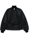 Sportmax Zebu Fitted Bomber Jacket In Black