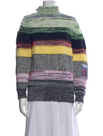Pre-owned Sportmax Nylon Striped Sweater In Multi