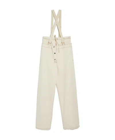 Sportmax Oggeri Wide Leg Pants In Nude