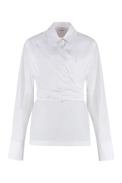 Sportmax Oggi Cotton Shirt In White