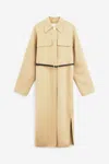 Sportmax "oil" Coat In Brown