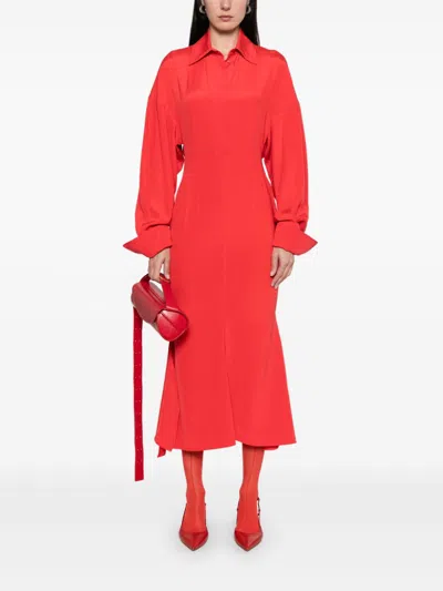 Sportmax Oltre Midi Dress In Red