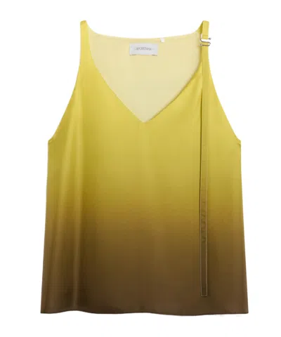 Sportmax Ombré Lingerie Top In Green