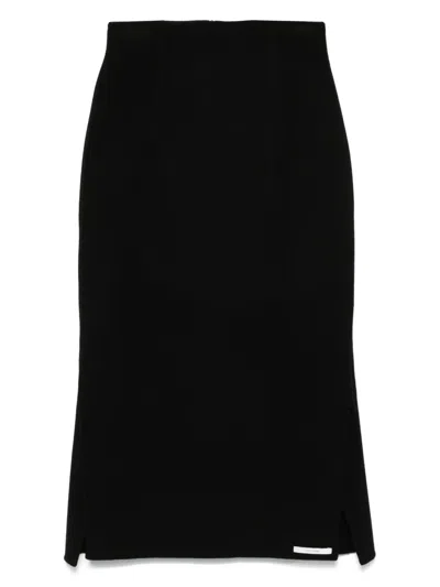 Sportmax Omelia Midi Skirt In Black