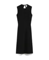 Sportmax Open-back Sleeveless Dress In Black