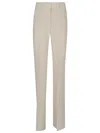 Sportmax Beige Tailored Trousers With Straight Leg Silhouette In Neutral