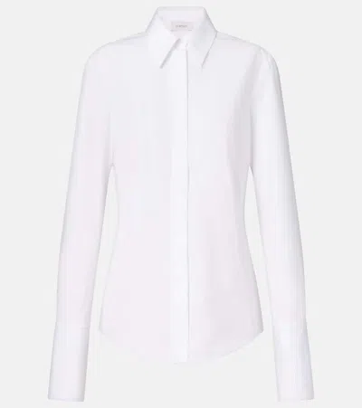 Sportmax Oste Cotton Poplin Shirt In White