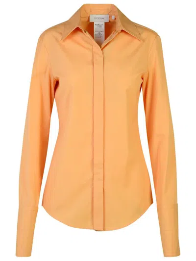 Sportmax 'oste' Orange Cotton Shirt