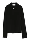 Sportmax Tailored Suit With Relaxed Fit And Vertical Cuts In Black