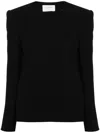 Sportmax Tailored Collarless Jacket In Black