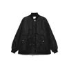 Sportmax Button-up Bomber Jacket In Black
